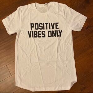 Barstool White Positive Vibes Only T-Shirt